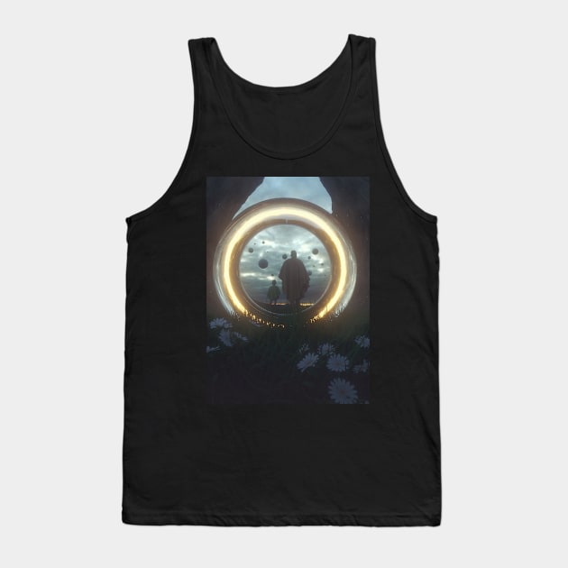 Path Tank Top by AhmedEmad